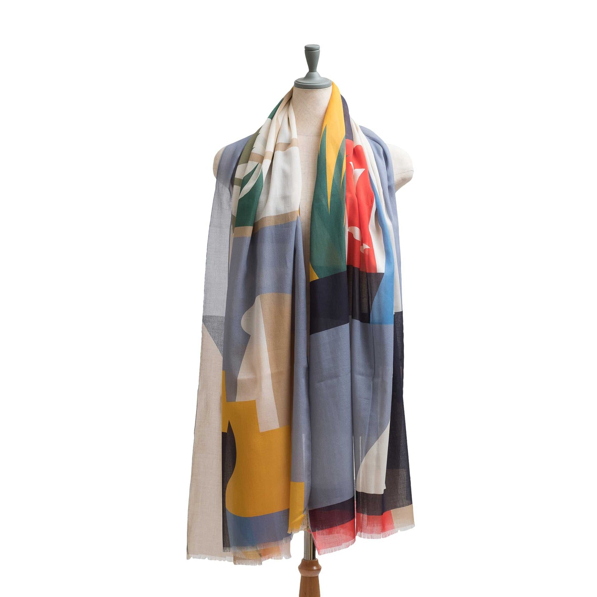 Japanese Printed Organic Cotton 'Morning Light'  ロングストール