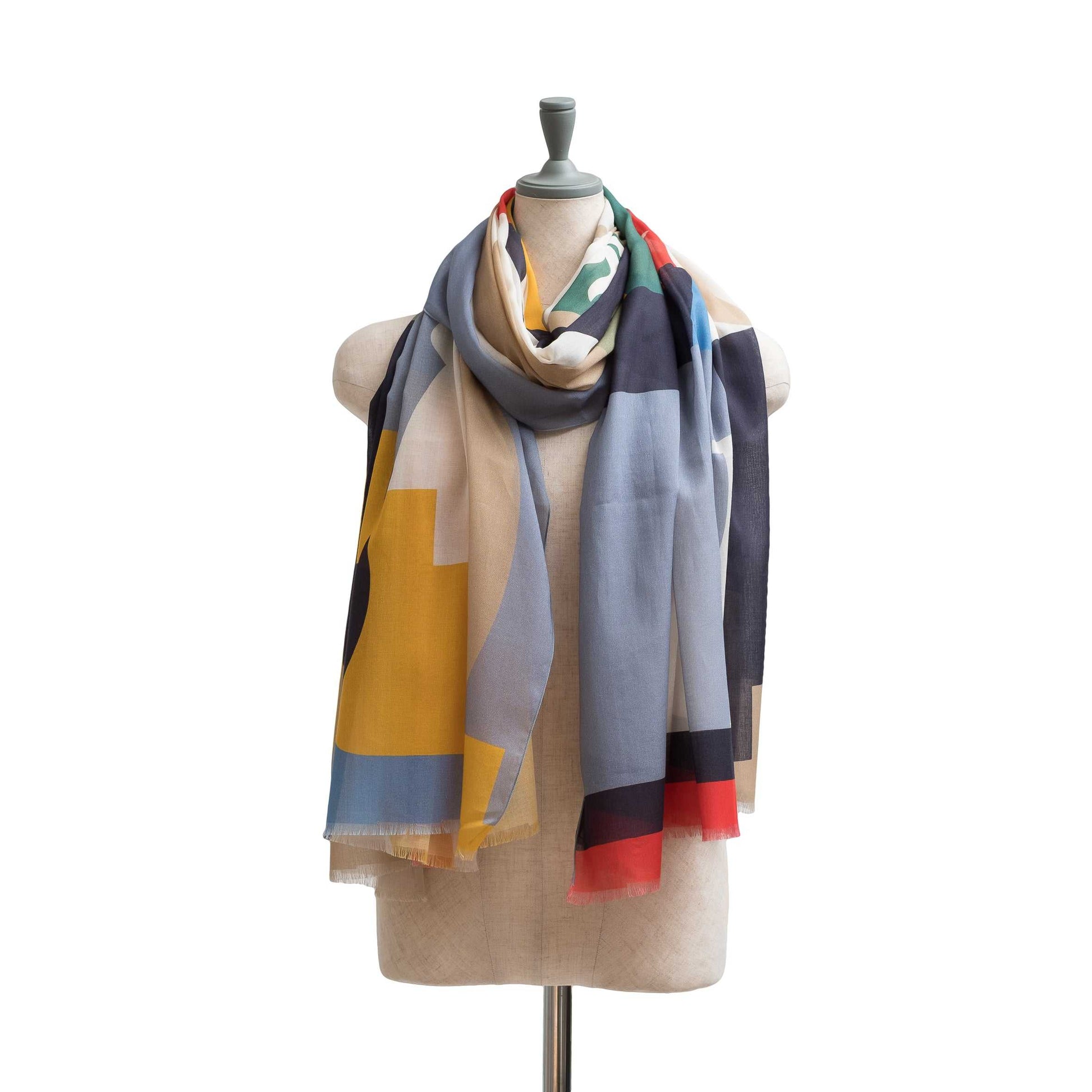 Japanese Printed Organic Cotton 'Morning Light'  ロングストール
