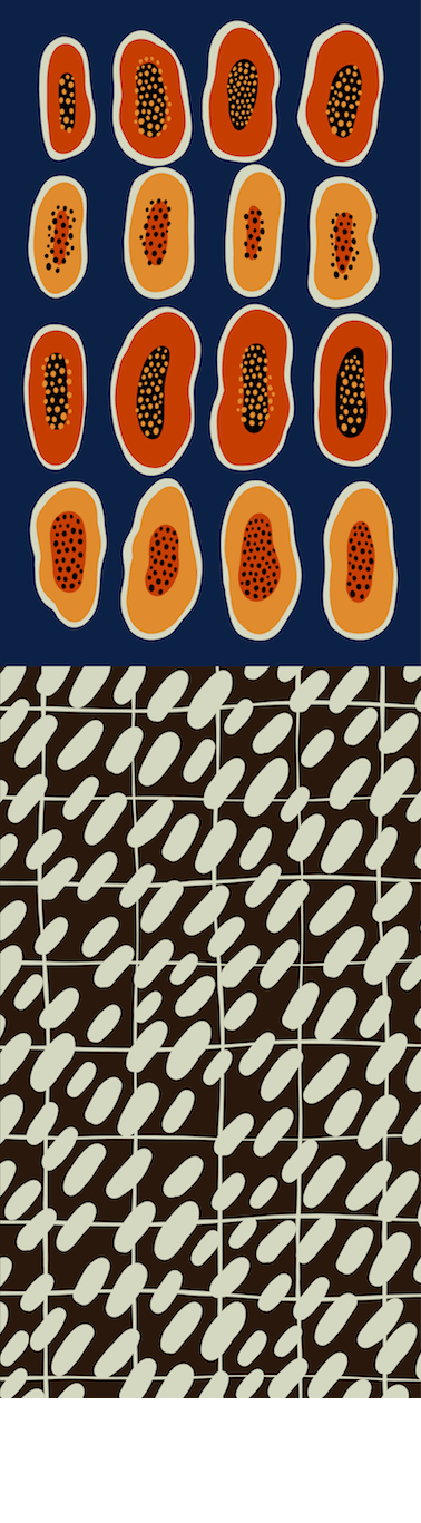 4月入荷予定!リネン Japanese Linen 'Papaya' navy ロングストール | YARN&COPPER