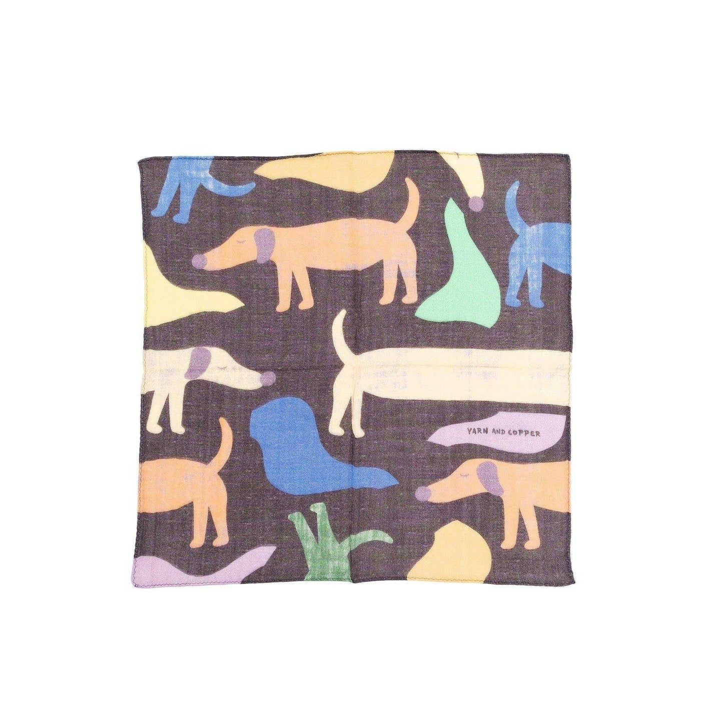 再入荷!2色 Japanese Printed Double gaze Organic cotton 'Jasper' ハンカチ/バンダナ