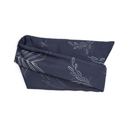 Japanese Printed Silk 'Magnolia' ヘッドスカーフ/ミニスカーフ | YARN&COPPER