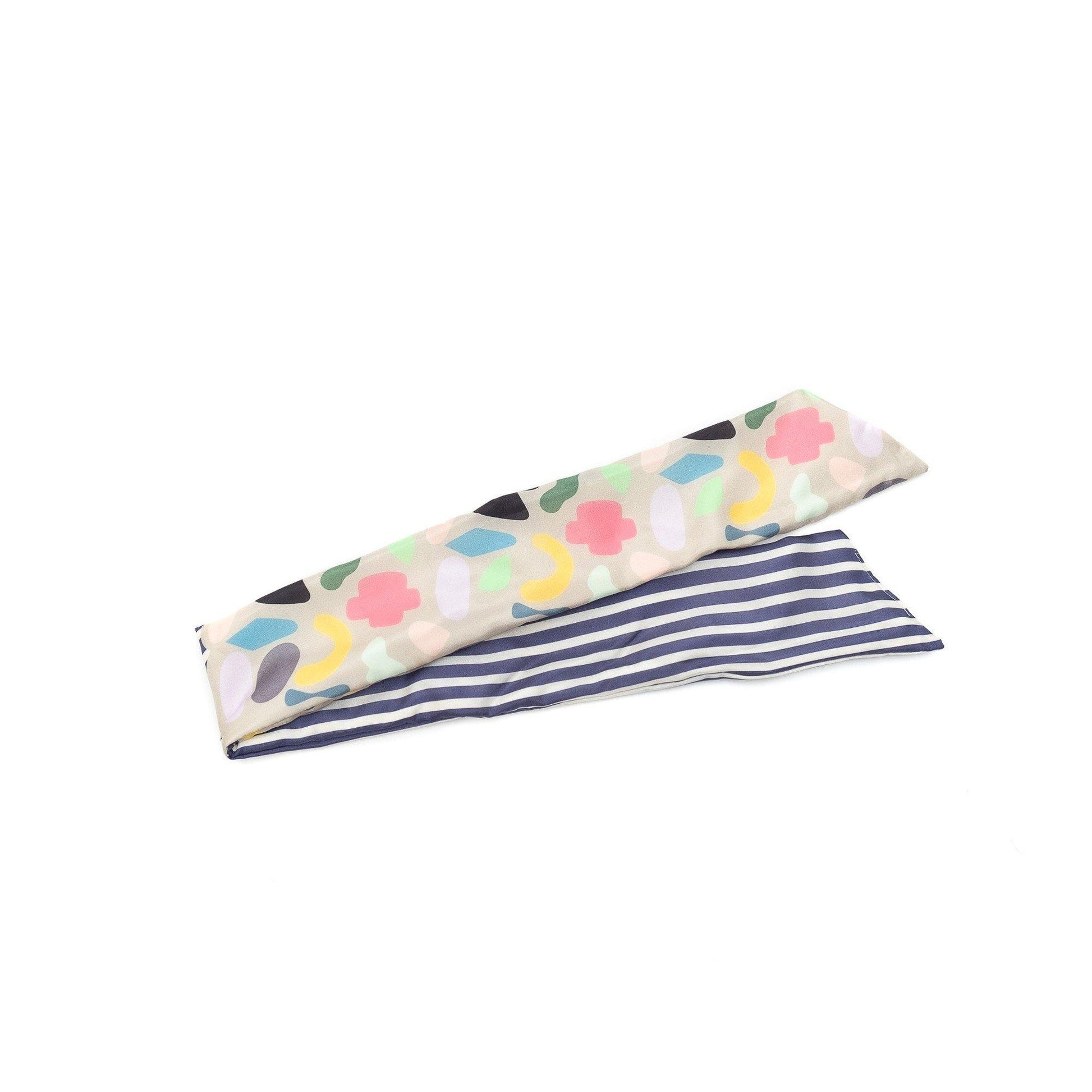 Japanese Printed Silk headband 'Pebbles' ヘッドスカーフ | YARN&COPPER