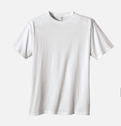 8月中旬お届け予定 オーガニックコットンTシャツ 'Funky Filter'両面プリント