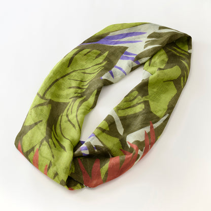 Arrivée prévue en mai! Écharpe à boucles en lin 'Marrakesh'