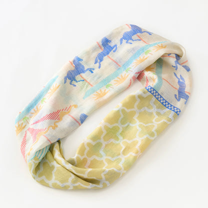 Arrivée prévue en mai! Écharpe à boucles en lin 'Marrakesh'