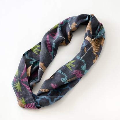 Arrivée prévue en mai! Écharpe à boucles en lin 'Marrakesh'