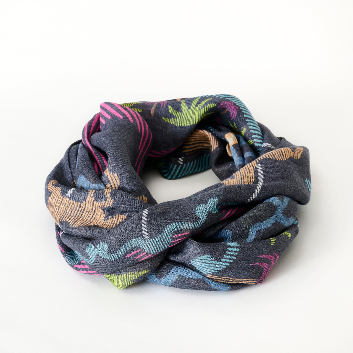 Arrivée prévue en mai! Écharpe à boucles en lin 'Marrakesh'