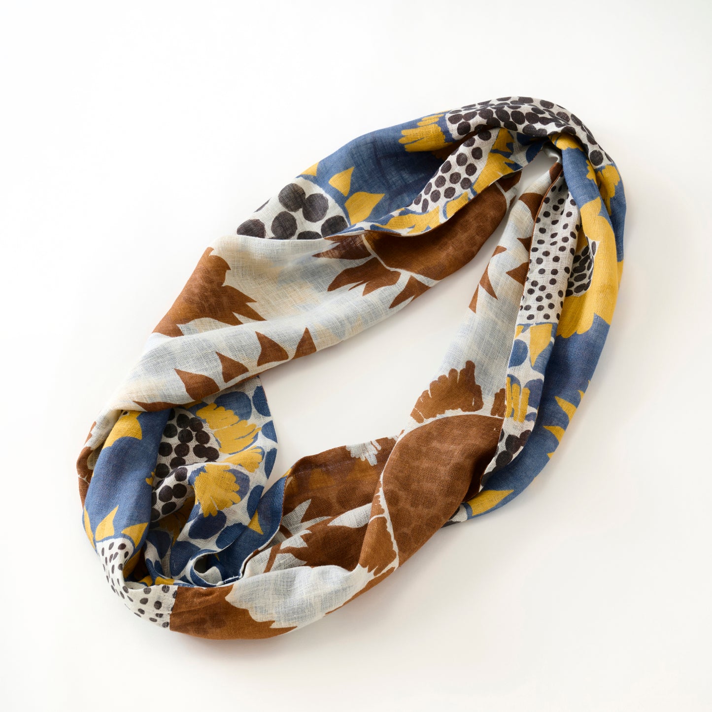 Arrivée prévue en mai! Écharpe à boucles en lin 'Marrakesh'