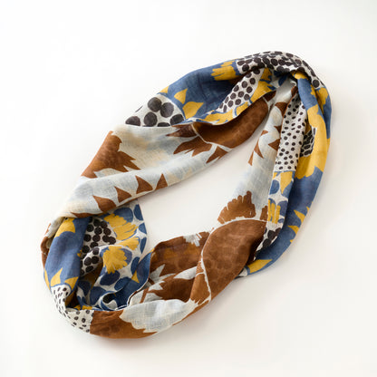 Arrivée prévue en mai! Écharpe à boucles en lin 'Marrakesh'