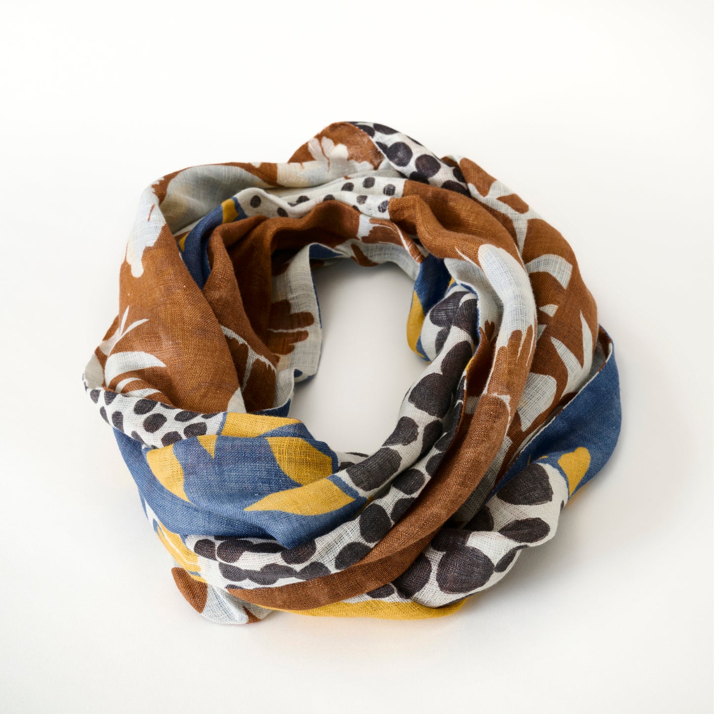 Arrivée prévue en mai! Écharpe à boucles en lin 'Marrakesh'