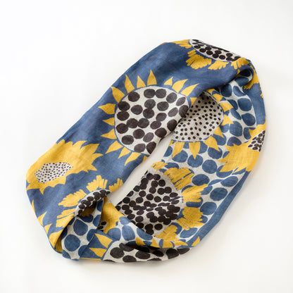 Arrivée prévue en mai! Écharpe à boucles en lin 'Marrakesh'