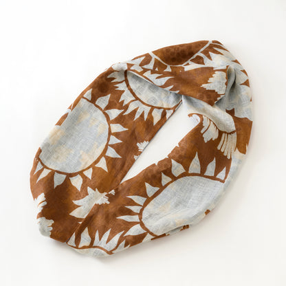 Arrivée prévue en mai! Écharpe à boucles en lin 'Marrakesh'