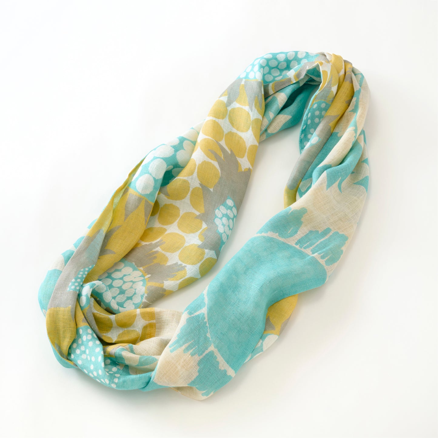 Arrivée prévue en mai! Écharpe à boucles en lin 'Marrakesh'