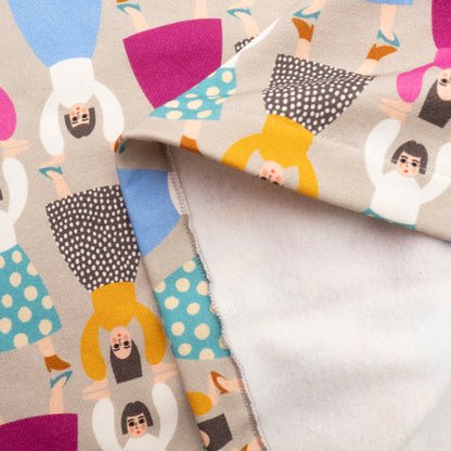 ５色展開　裏起毛オーガニックコットンのロングスカート