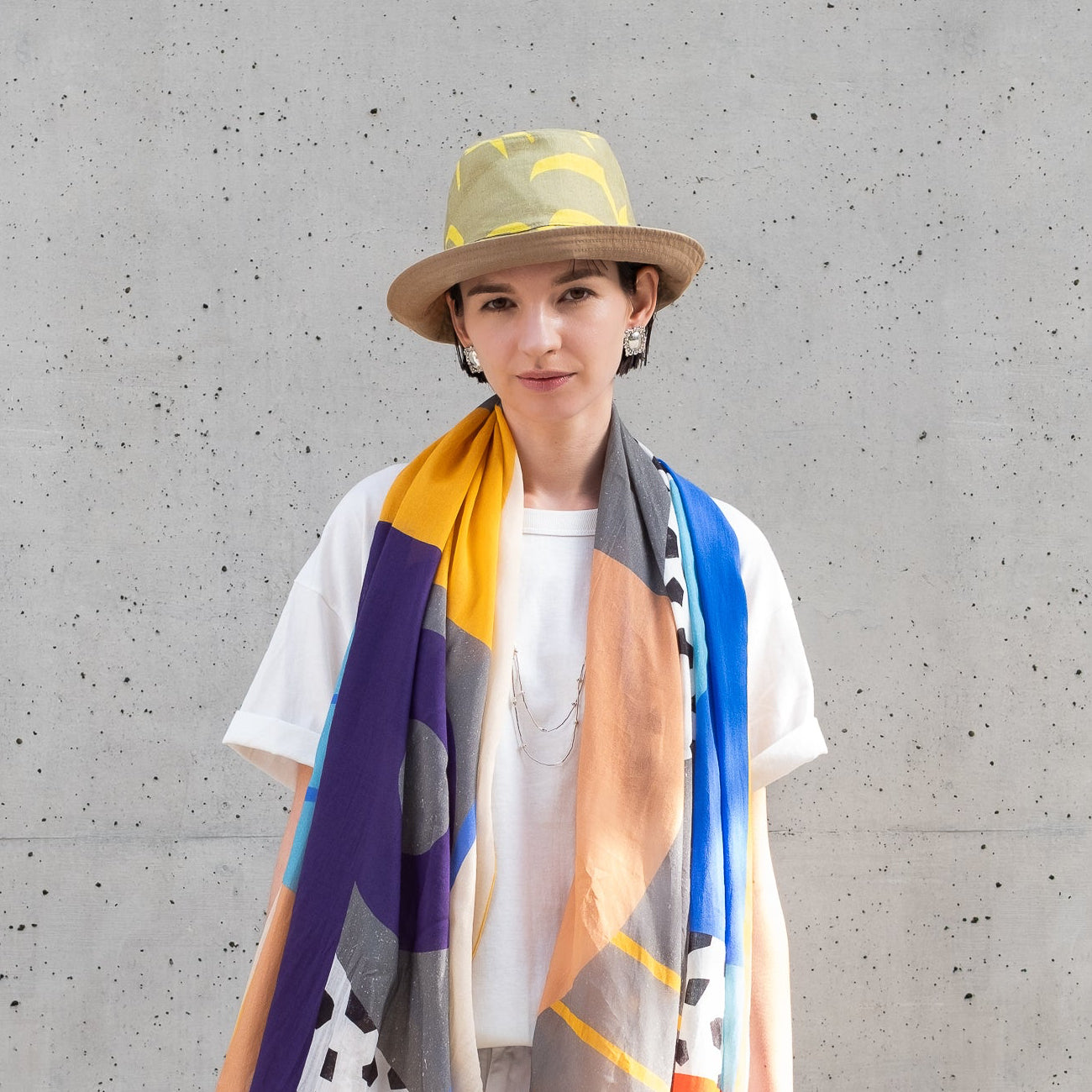 リネンリバーシブルハット 'Antwerp'