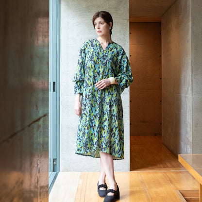 ウール Peplum Sleeve Dress 'Saint-Tropez'