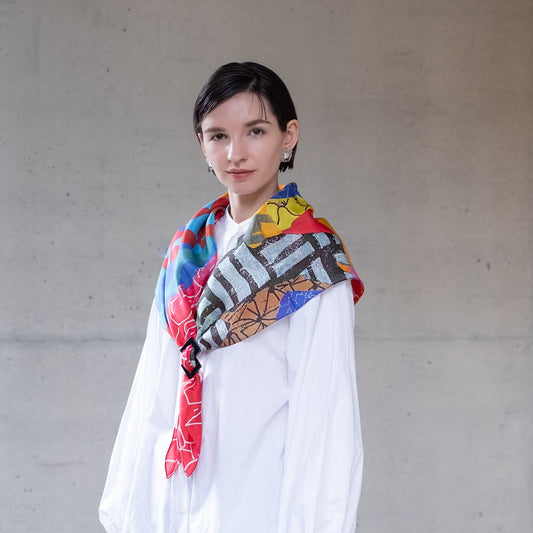 kagayaki工房 長谷川愛実 シルク大判スカーフ