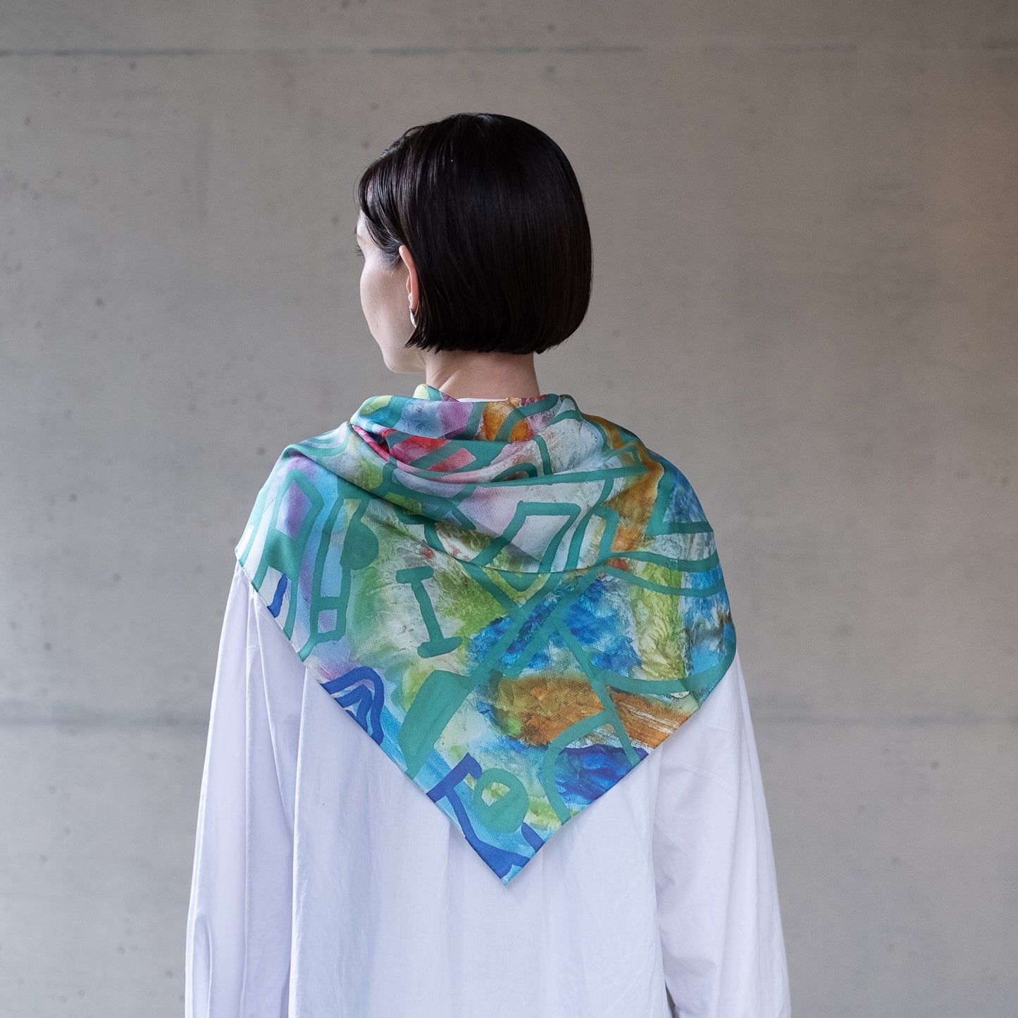 kagayaki工房 伊藤弘明 シルク大判スカーフ