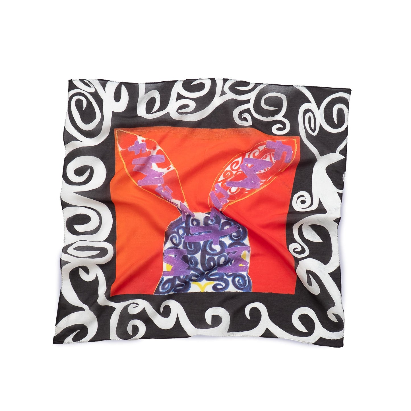 kagayaki工房  清水 俊介 シルク大判スカーフ