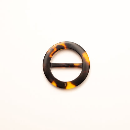 単品 サークルスカーフリング/ べっこう＆クリアブルー by Co*starring Sサイズ