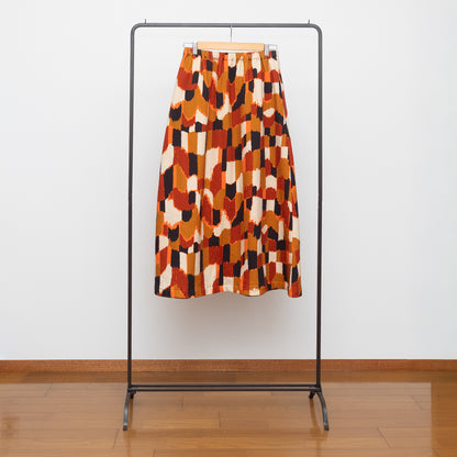 ５色展開　裏起毛オーガニックコットンのロングスカート