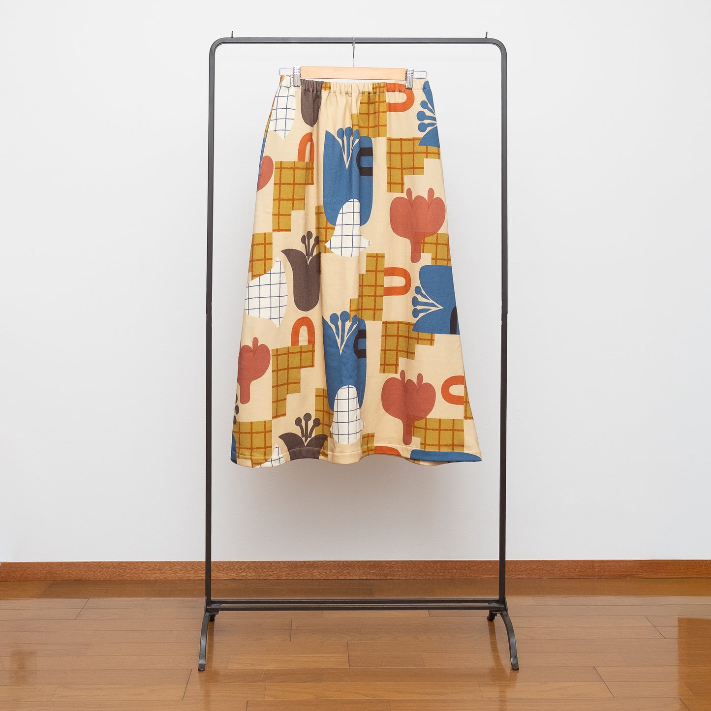 ５色展開　裏起毛オーガニックコットンのロングスカート