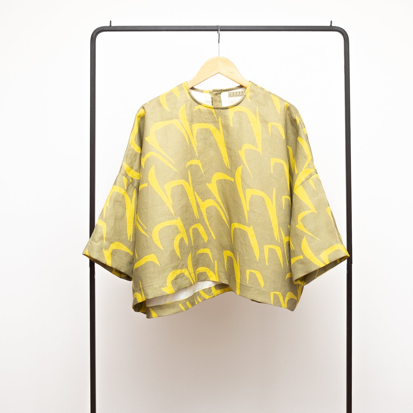 リネンワイドブラウス 'Antwerp' lemon yellow