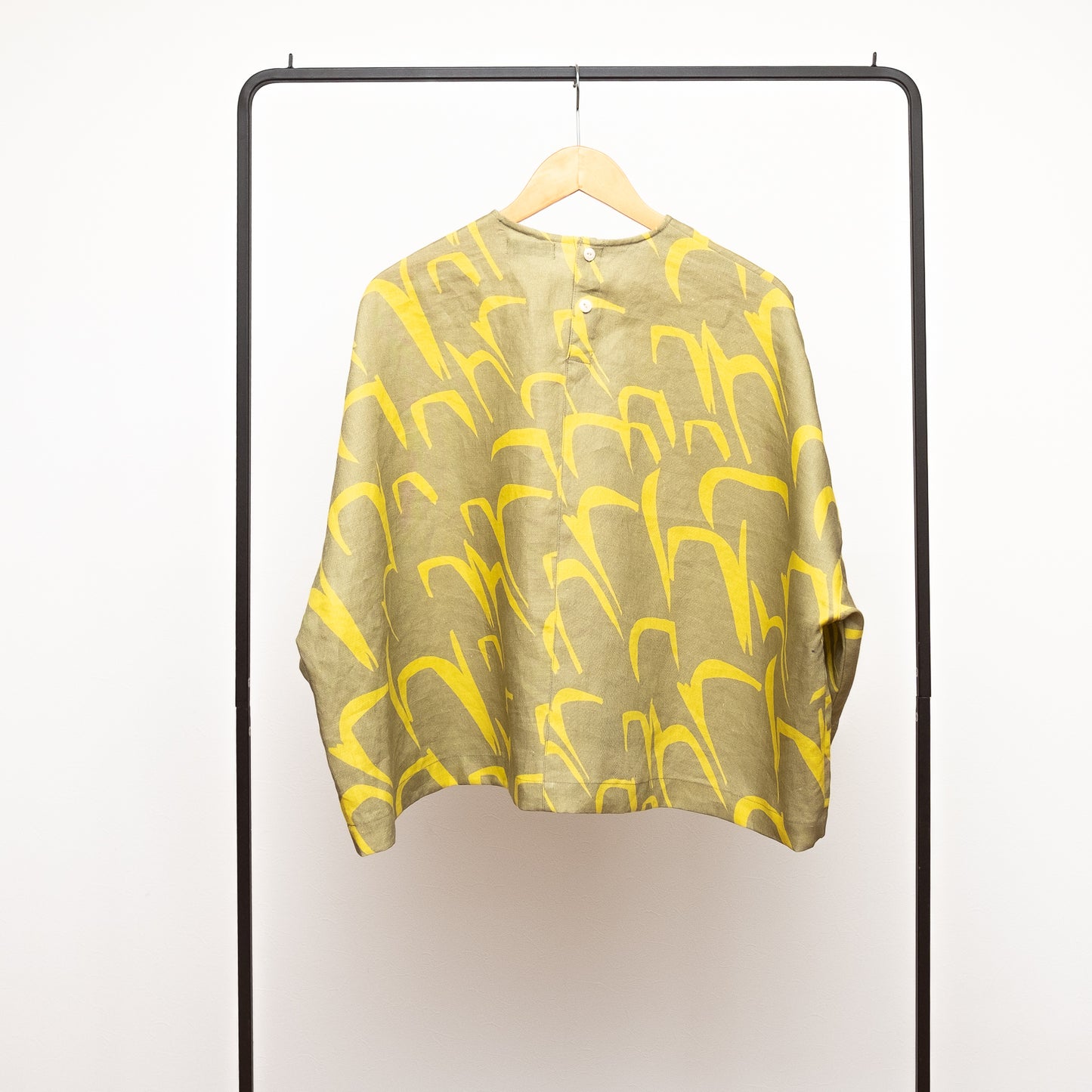 リネンワイドブラウス 'Antwerp' lemon yellow