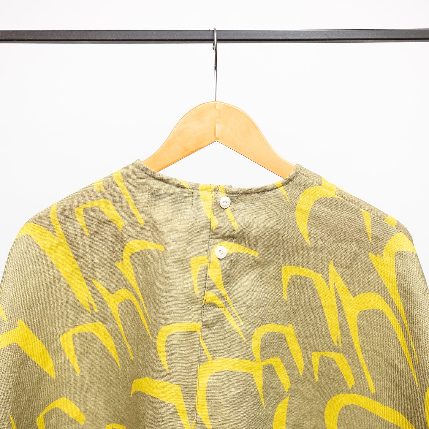 リネンワイドブラウス 'Antwerp' lemon yellow