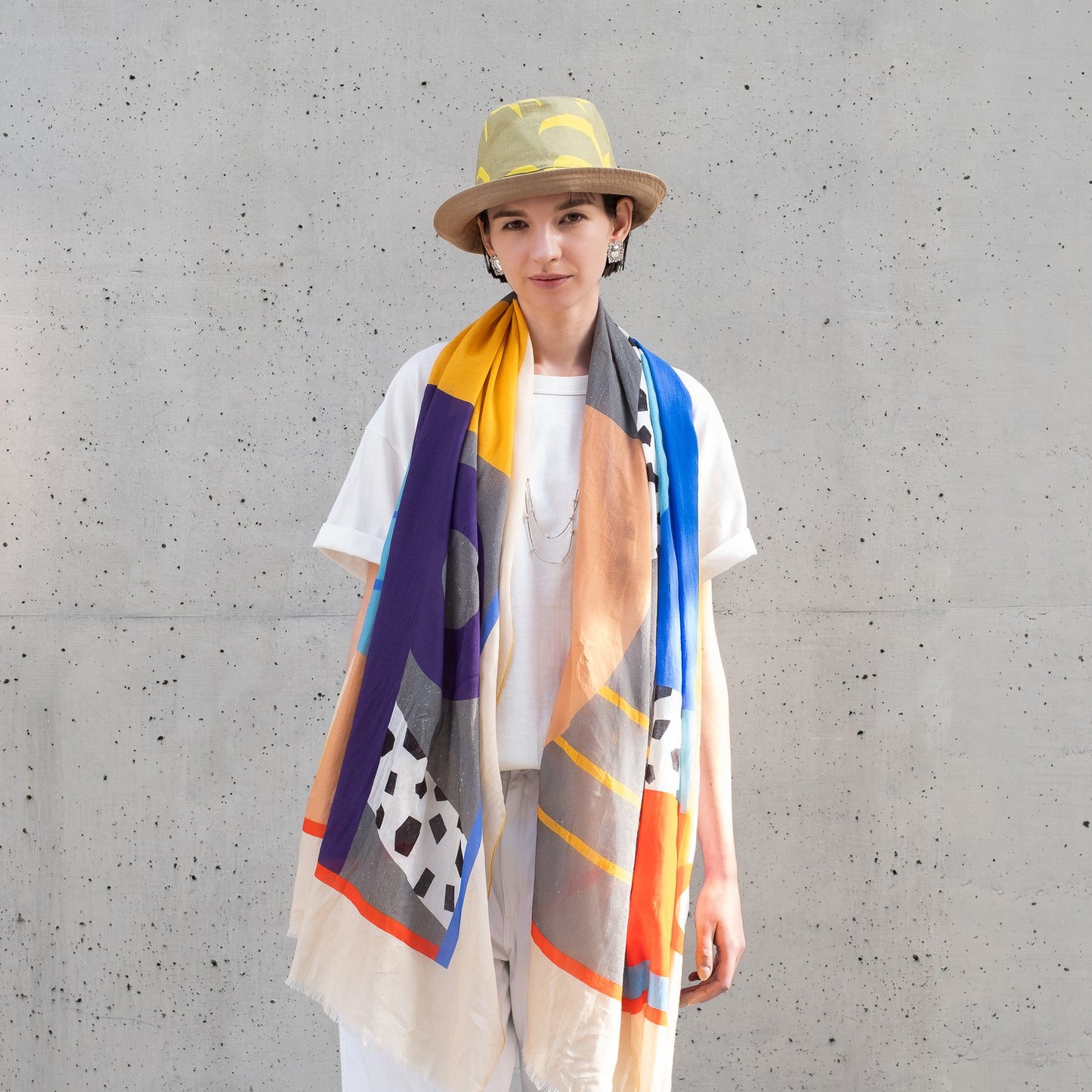 オーガニックコットンのロングストール 'Holborn'