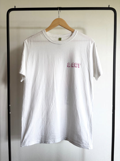 Imprimé japonais Ecovero / O.Cotton UNISEX Tshirt 'Dog In A Hat' Y