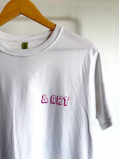 Imprimé japonais Ecovero / O.Cotton UNISEX Tshirt 'Dog In A Hat' Y
