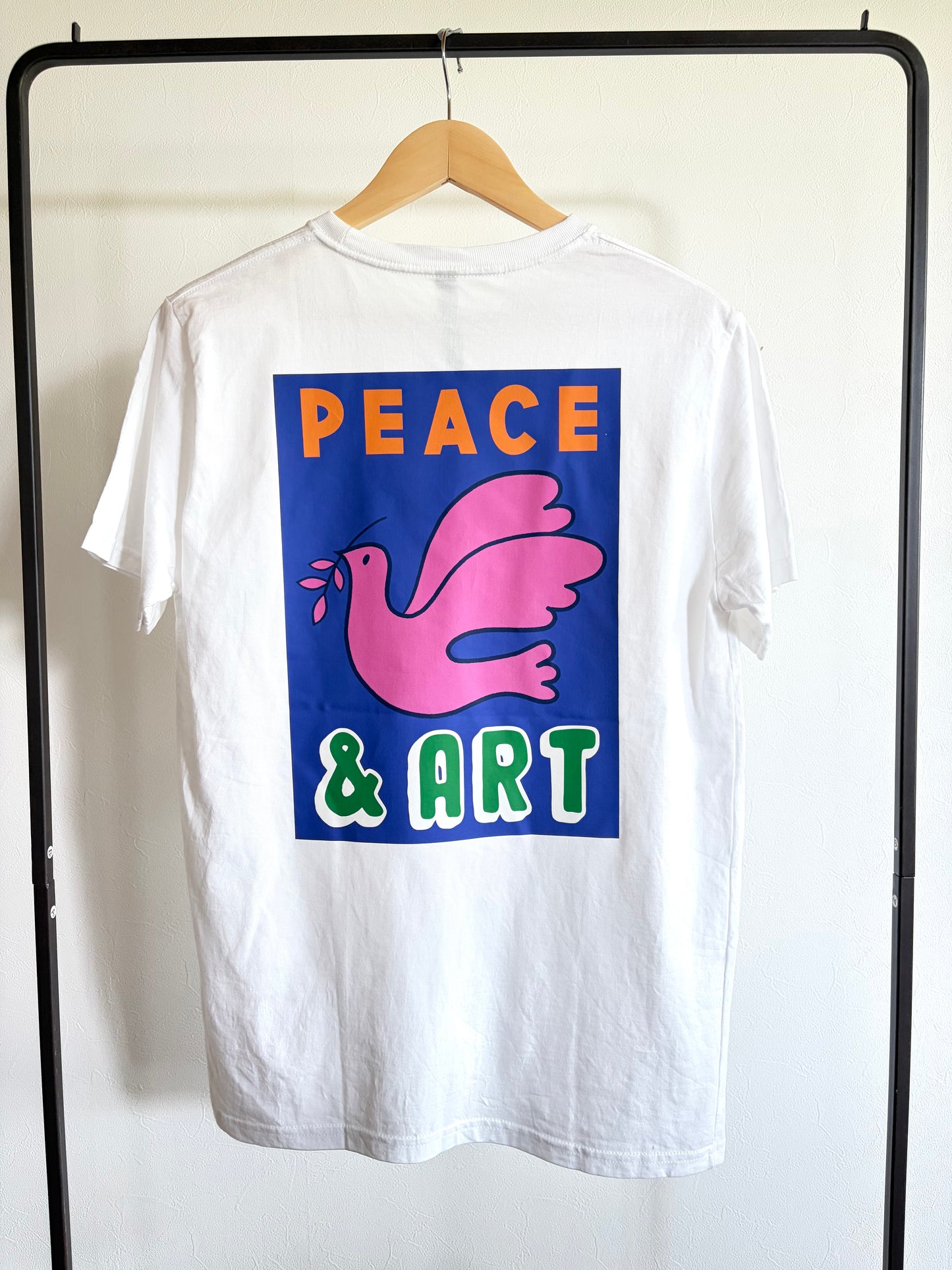 Imprimé japonais Ecovero / O.Cotton UNISEX Tshirt 'Dog In A Hat' Y