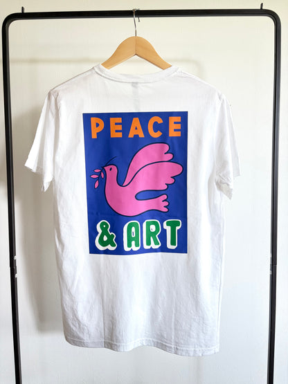 Imprimé japonais Ecovero / O.Cotton UNISEX Tshirt 'Dog In A Hat' Y