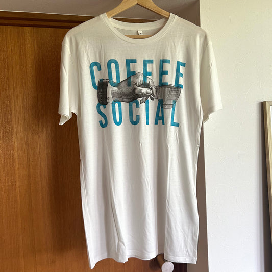 サンプル40%OFF　Ecovero / Organic Cotton UNISEX Tshirt 'COFFEE SOCIAL'