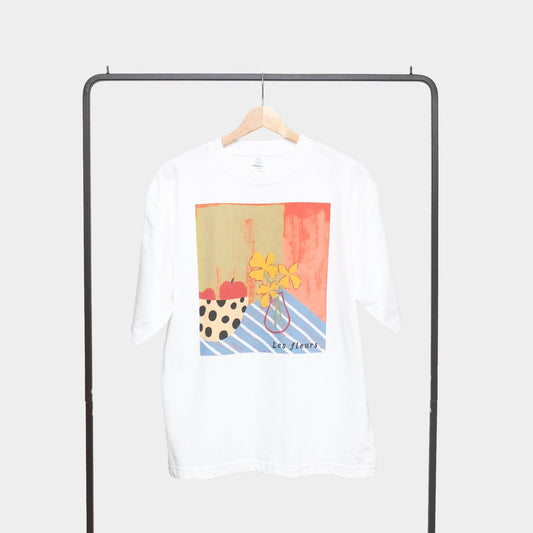 Imprimé japonais Ecovero / O.Cotton UNISEX Tshirt 'Dog In A Hat' Y