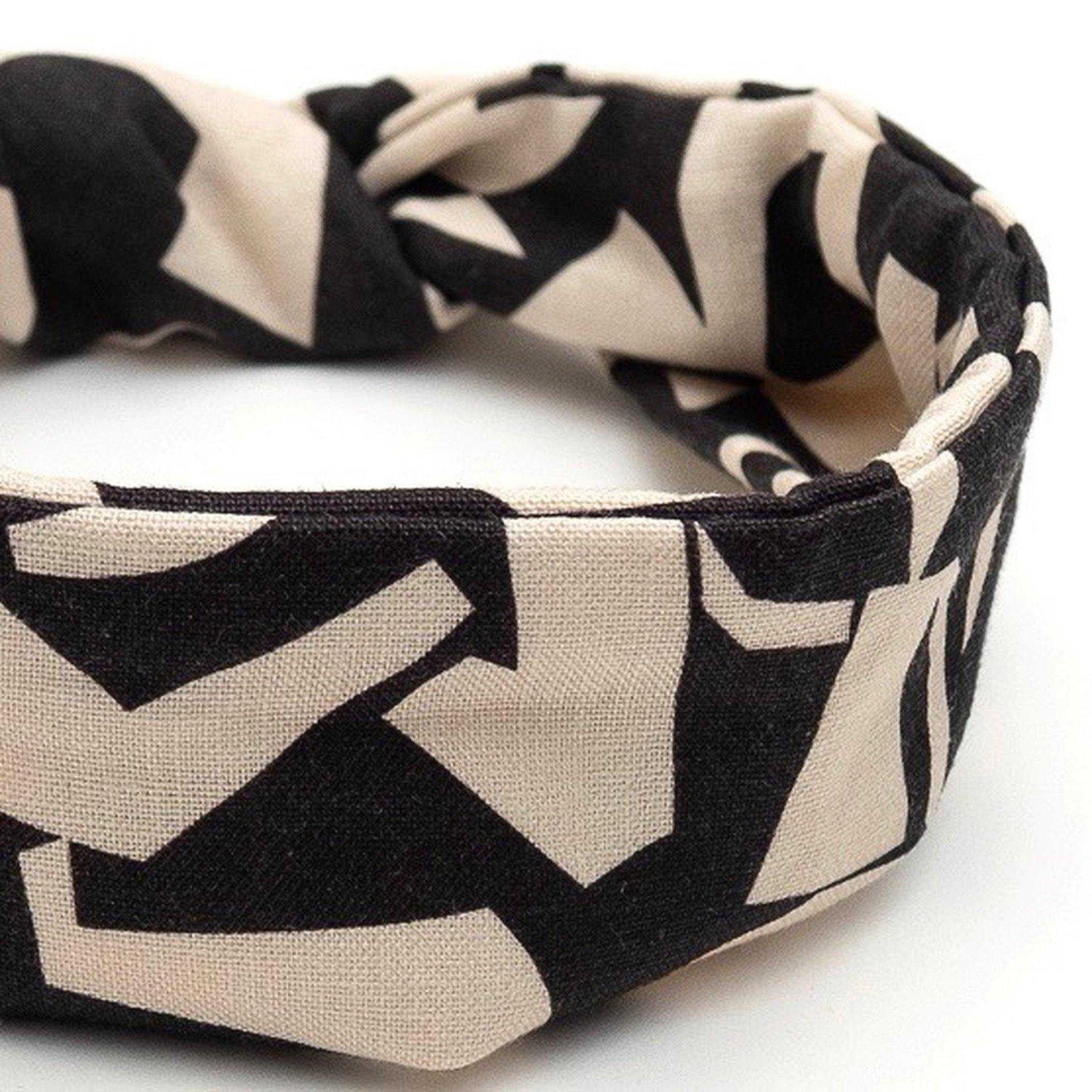 Japanese Linen 'Athens' Black ヘッドスカーフ/ミニスカーフ | YARN&COPPER