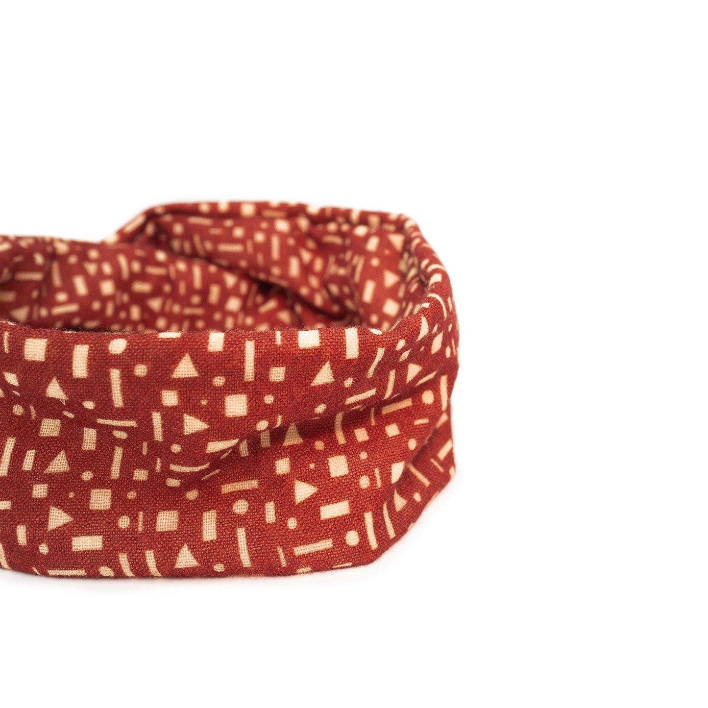 Japanese Merino Wool 'Alkham' Red ヘッドスカーフ/ミニスカーフ | YARN&COPPER