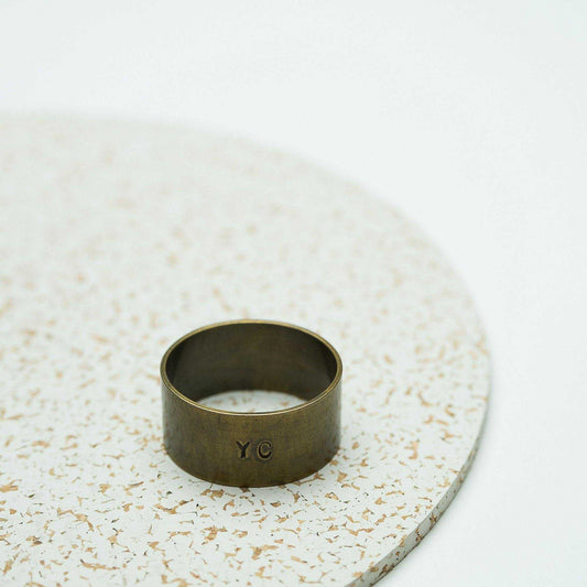 再入荷！YARN&COPPER 真鍮製 Japanese Brass スカーフリング　Mサイズ | YARN&COPPER