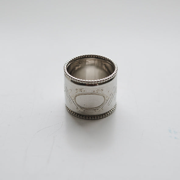 dead stock ヴィンテージスカーフリング Vintage Scarf Ring ボールチェーンNo	1 シルバー925