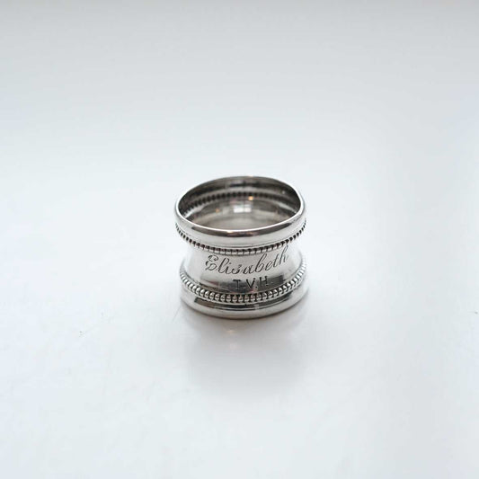 4月末〜お届け予定  dead stock ヴィンテージスカーフリング Vintage Scarf Ring シルバー2