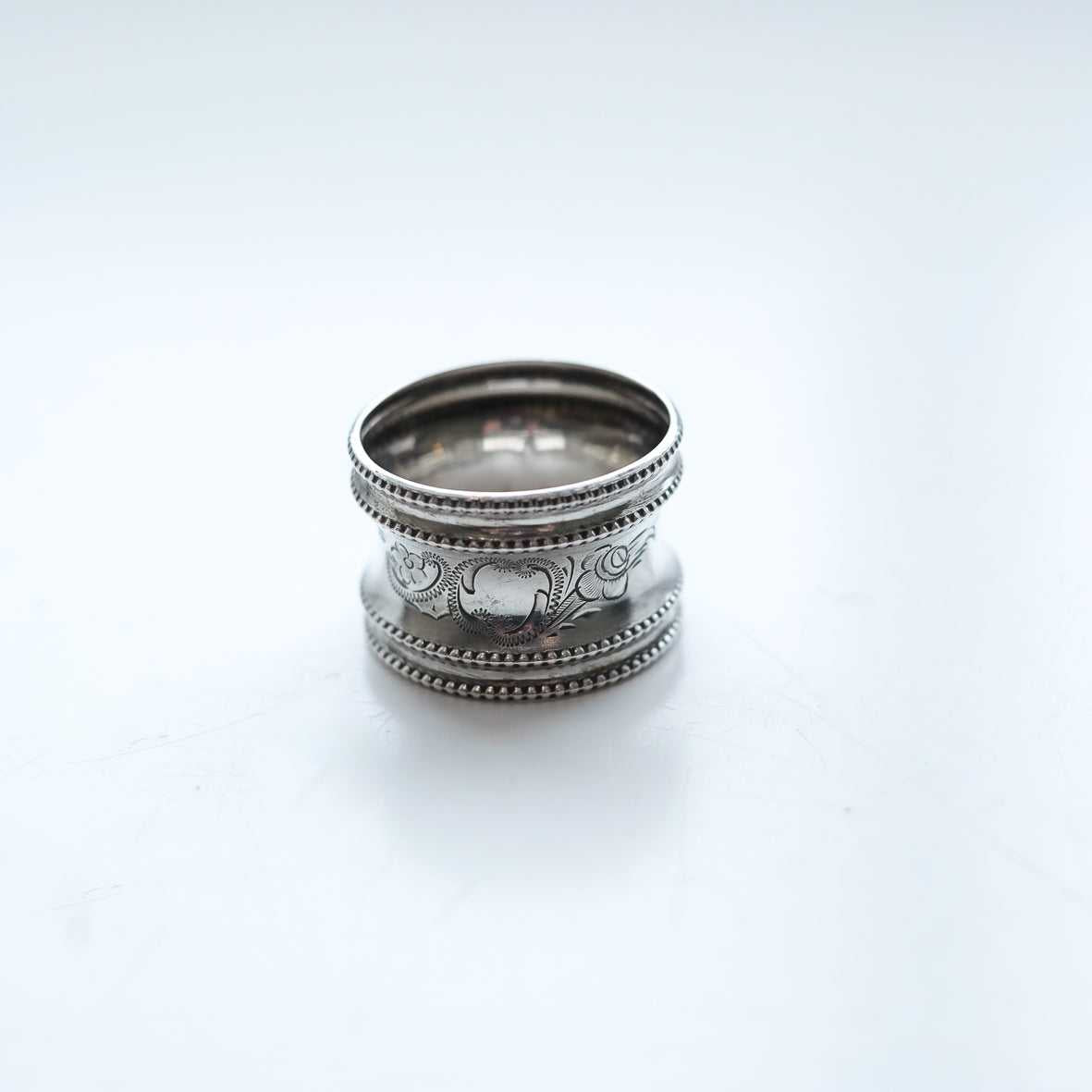 ４月末&#12316;お届け予定  dead stock ヴィンテージスカーフリング Vintage Scarf Ring　シルバー1