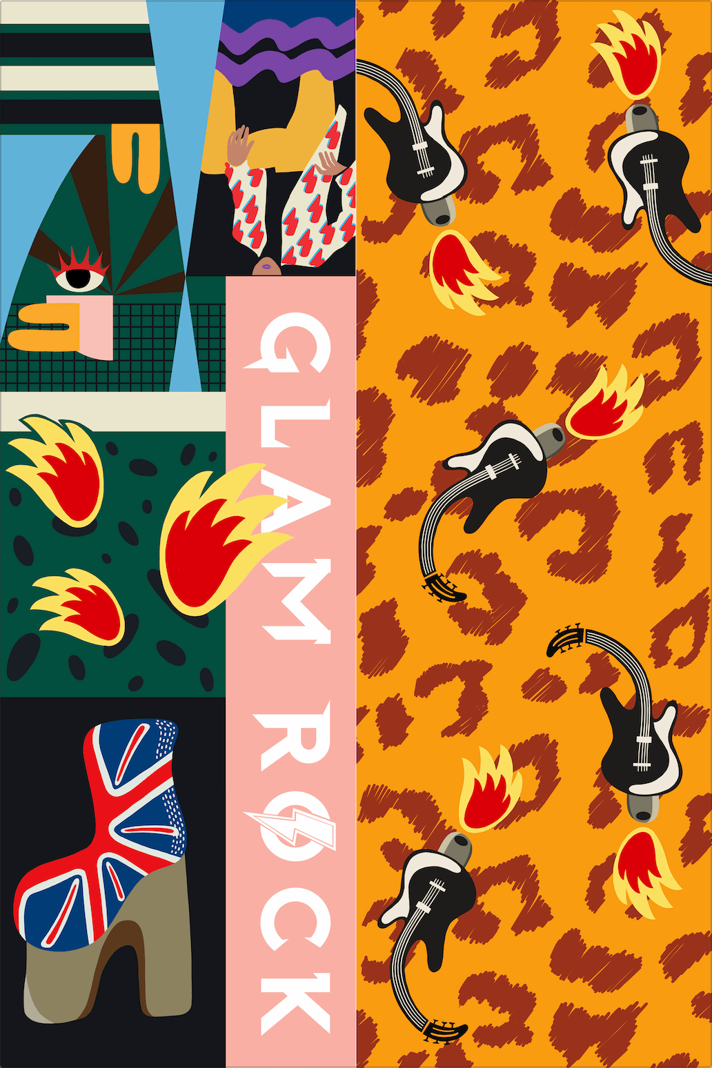 Japanese Merino Wool 'Glam Rock' 二重仕立てのロングストール | YARN&COPPER