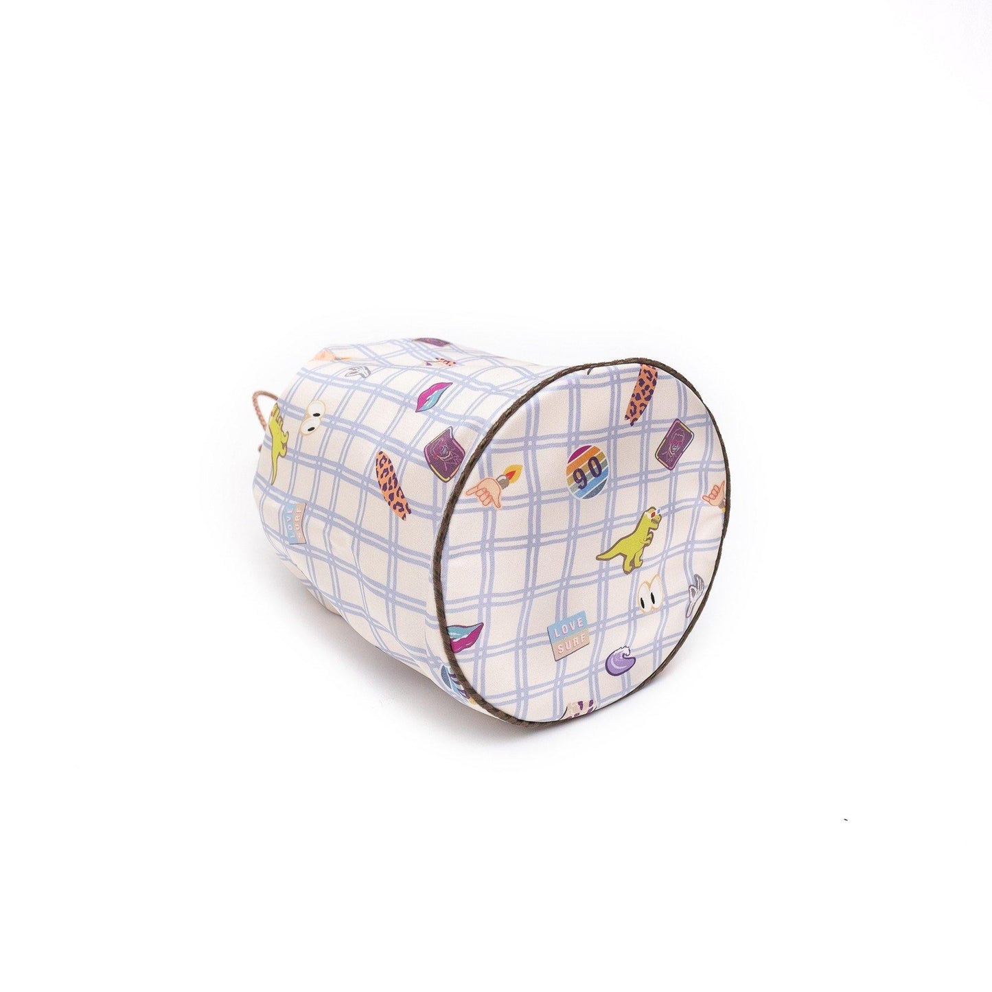 Japanese Printed 2Way Silk Bucket Bag 'Love Surf' | YARN&COPPER